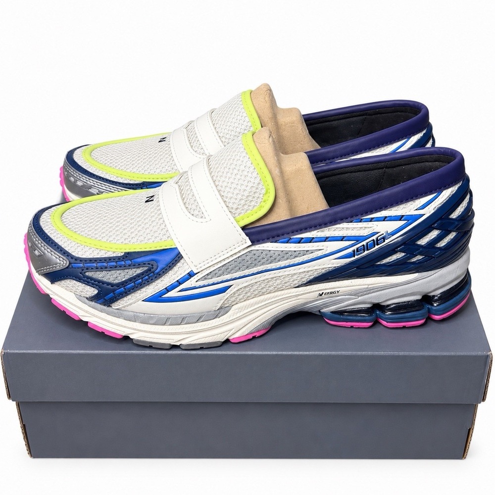 New Balance 1906L Loafer Silver Navy U190667K Men's Size 14 D Sneakers